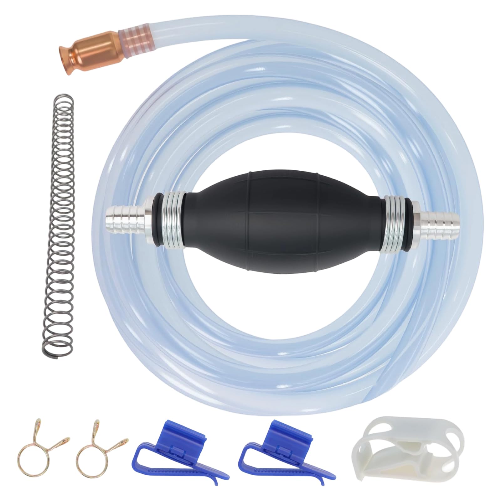 Rubber Siphon Tube Set Portable Manual Oil Sucker Pumps for Easy Liquid and Drainage Easy to Use Fluid