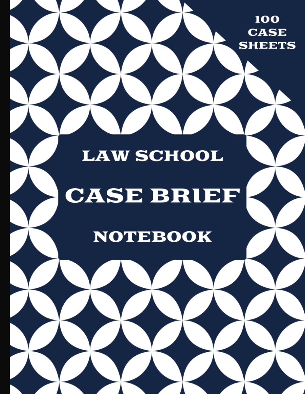 Law School Case Brief Notebook: Simple Blue Design: Legal Journal Template for Trial, Criminal and Civil Analysis