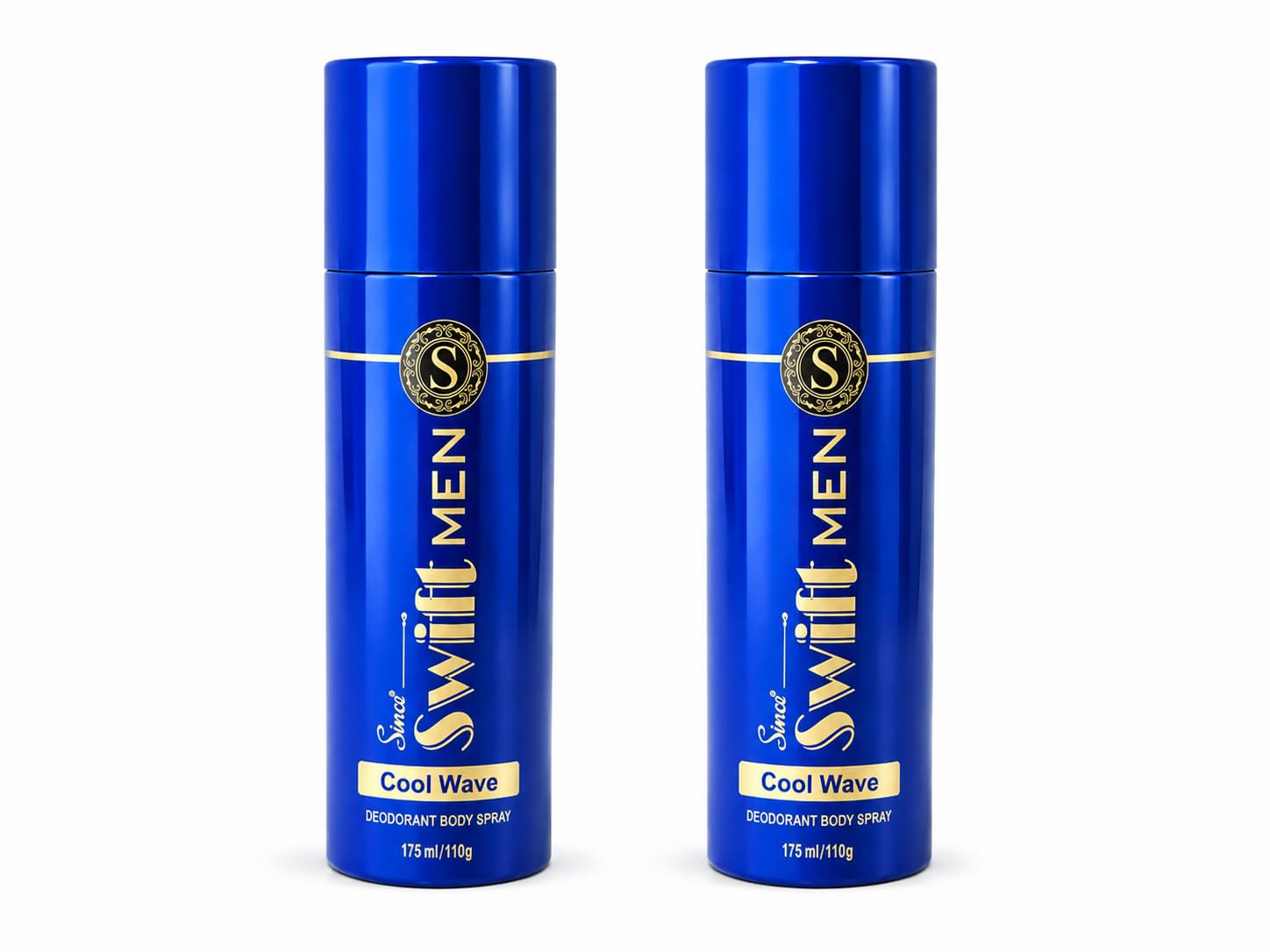 Swifit Men Cool Wave Deodorant Body Spray, 175 ml Each, Pack of 2 | Long Lasting Freshness, Odour Protection, Skin Friendly Formula, Refreshing Fragrance, All Day Freshness-image-15