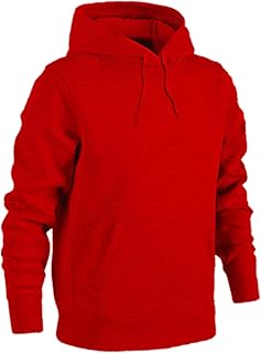 Plain red hoodie mens Clearance