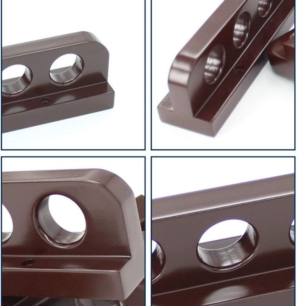 Tqjz Dx Pool Cue Rack 6 Holes Snooker Pool Cue Wall Rack Mounted Space For Up To 6 Cues Safety Amazon Co Uk Sports Outdoors