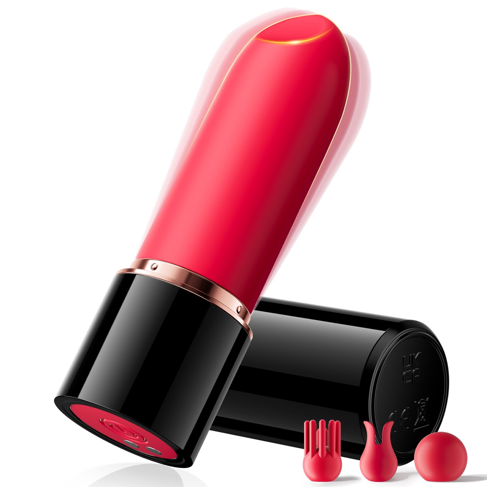 Lipstick Bullet Vibrator Adult Sex Toys 10 Powerful Vibrations Mini for Clitoral Stimulation Rechargeable Discreet Electric Massagers Waterproof