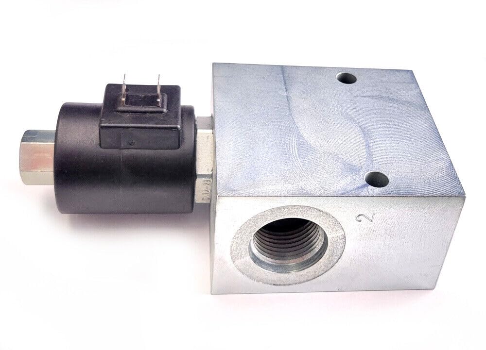 SV12-28-12TD-N-12DS - 2 Port Normally Closed Shut Off 12VDC Dual Spade