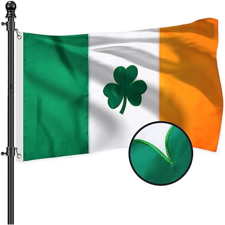 Irish Flag 3x5 Outdoor [Outdoor and Durable Design]