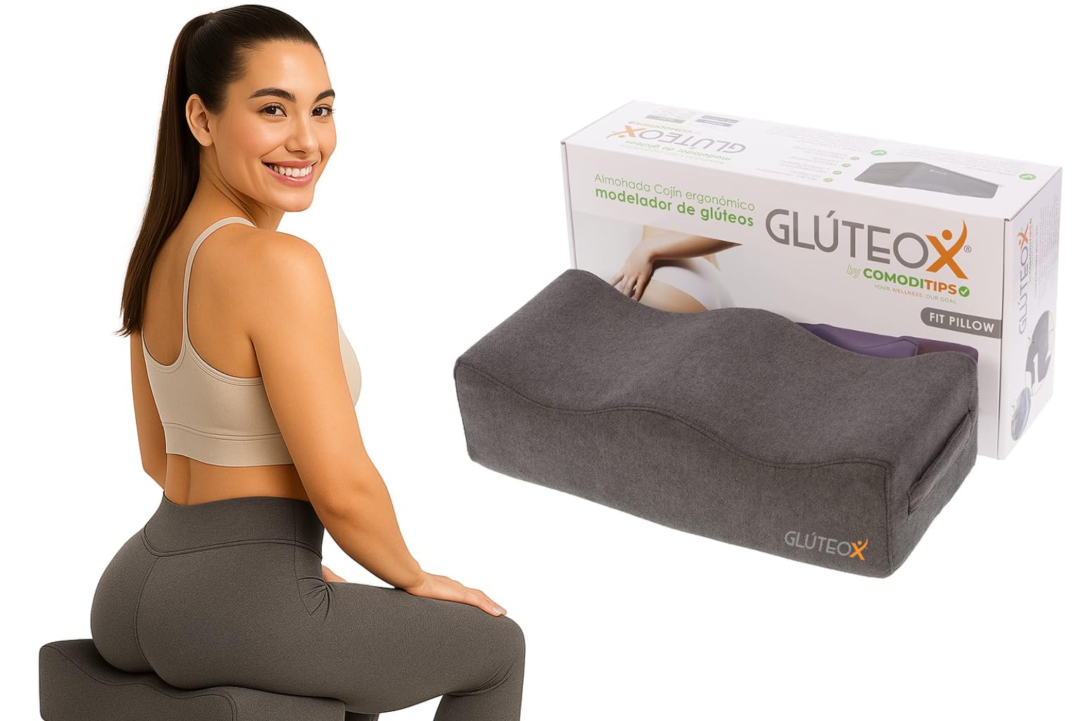 BBL Kissen – Ergonomisches Gesäßkissen für bessere Haltung, Post-OP & Training – Ideal für Yoga, Pilates & Fitness – Hochwertig, Tragbar