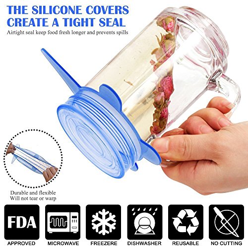Coperchi di Coperchi Elasticizzati in Silicone