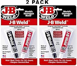 J-B Weld 8265S Original Steel Reinforced Epoxy Twin Pack - 2 oz (Pack of 2)