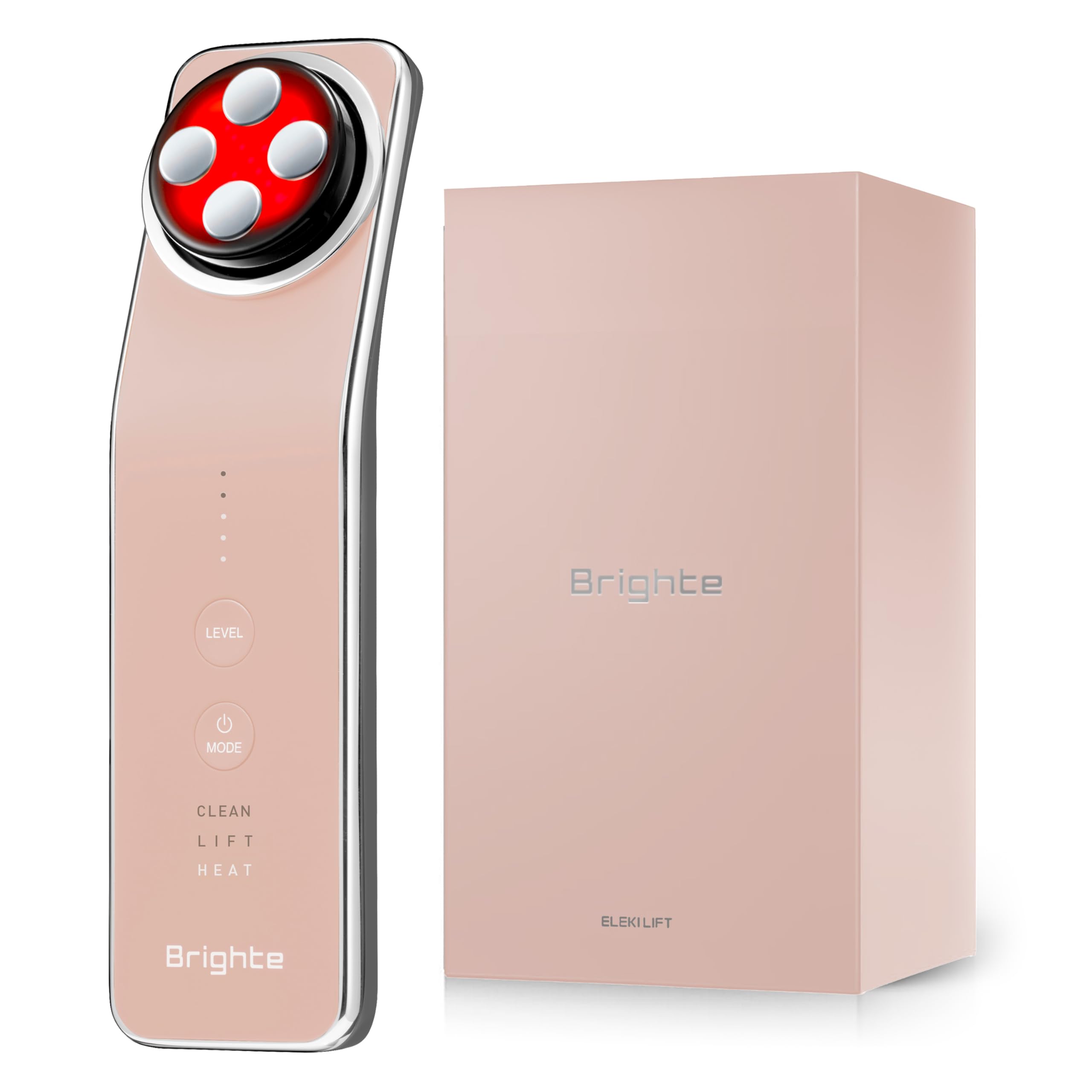 Amazon.co.jp: Brighte(ブライト) ELEKI LIFT PINK (美顔器/EMS