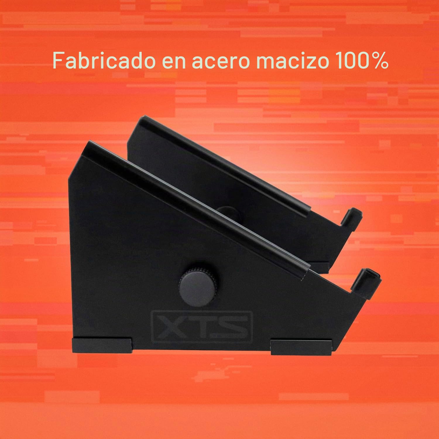 XTS Stand Large, soporte (soporte de sobremesa estable y portátil, para pedales, sintetizadores, con anchura ajustable de 26,67 a 46,36 cm, ángulo de inclinación de 30 grados)