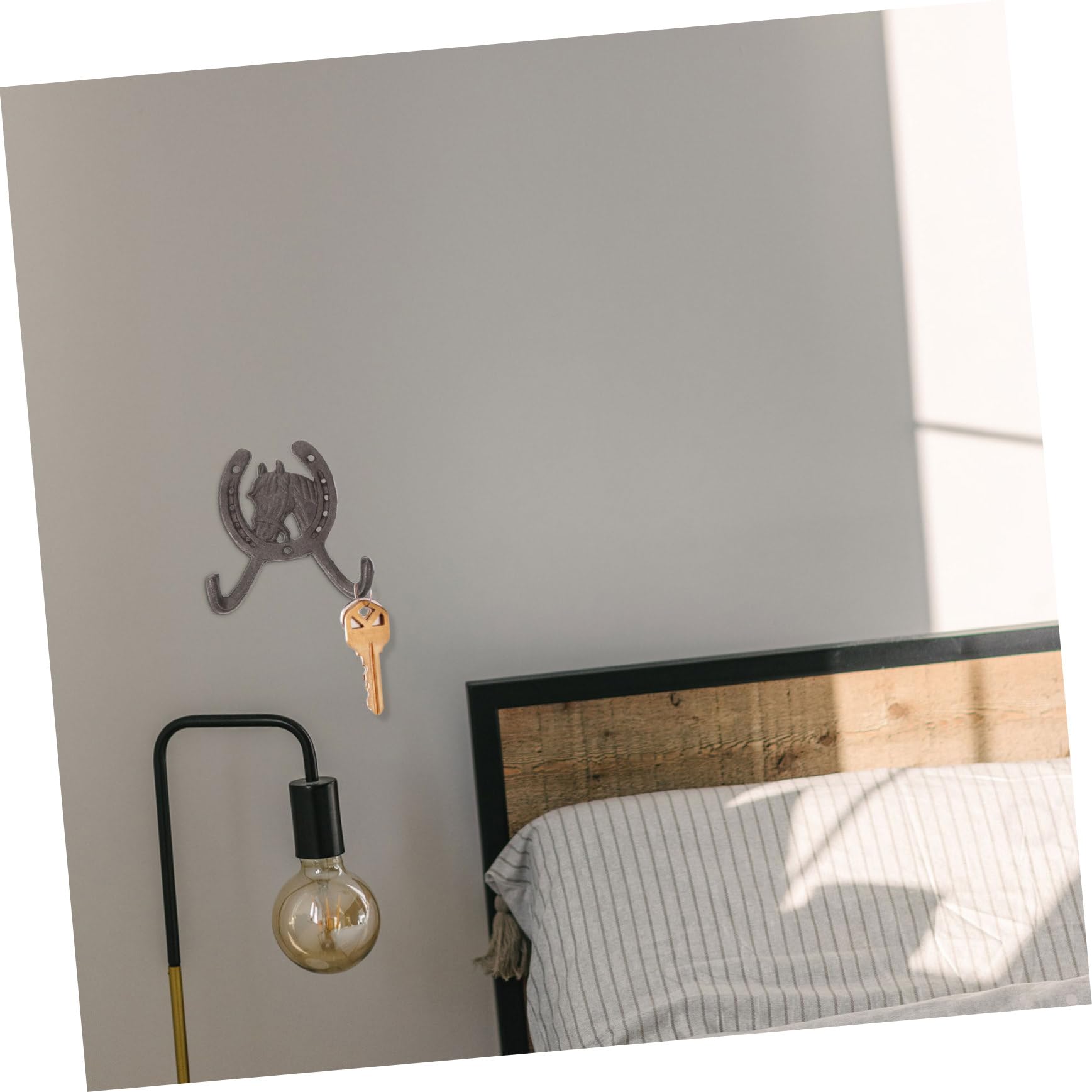PRETYZOOM 12 Piezas Cabeza De Caballo Pezuña Doble Gancho Montaje En Pared Perchero Ganchos Para Colgar Abrigos Corbata Montado En La Pared Sombrero Rack Ganchos De Techo Resistentes