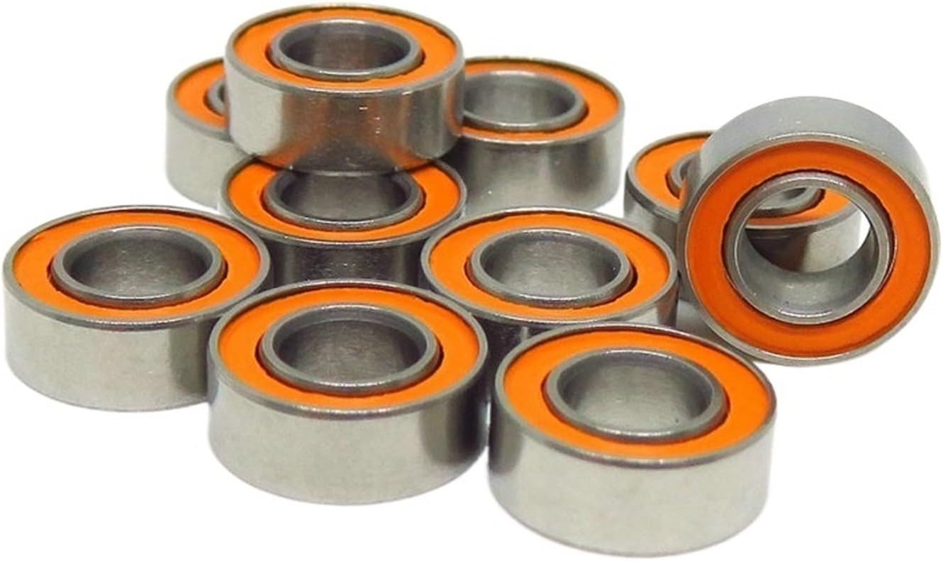 10 PCS 4x8x3mm SMR84 2RS 2OS ABEC7 Stainless Steel Hybrid Ceramic Bearing 4 * 8 * 3 SMR84C MR84 RS CB DIY Remote Control Fishing Reel Bearing