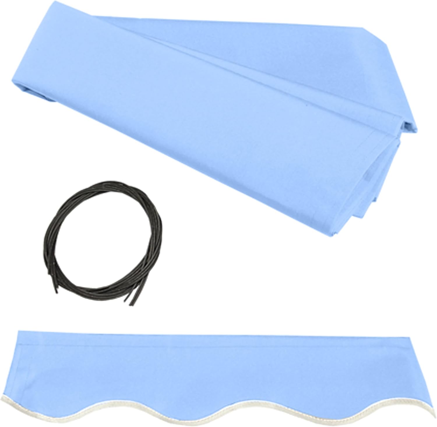 ALEKO Motorized Patio Awning 16x10 Sky Blue - Image 10
