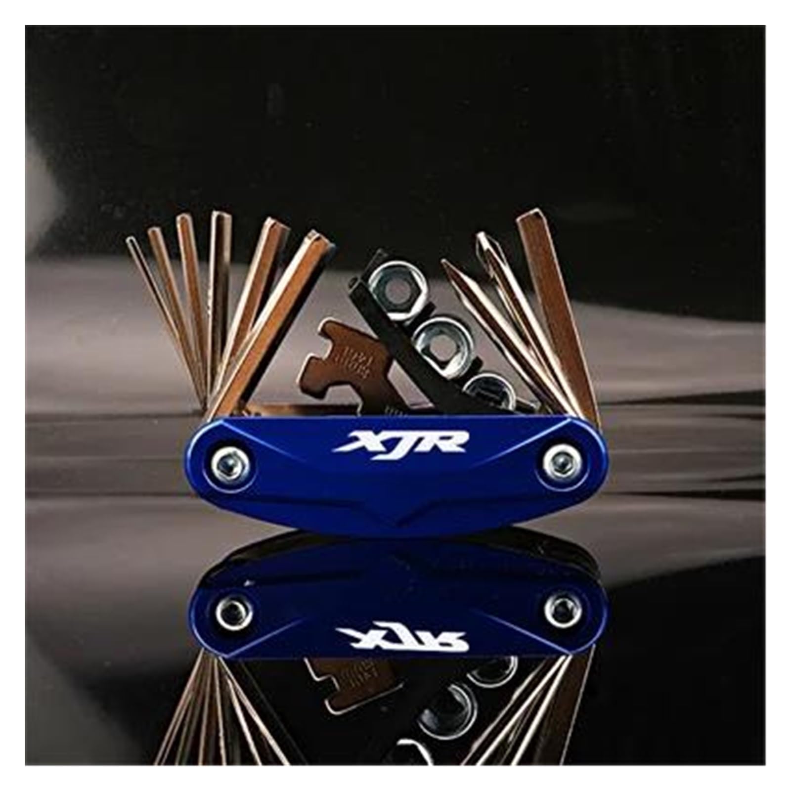 Screwdriver Wrench Tool Repair Screwdriver for Yamaha XJR1300 XJR1200 XJR400 XJR 1200 1300 400(Blue)