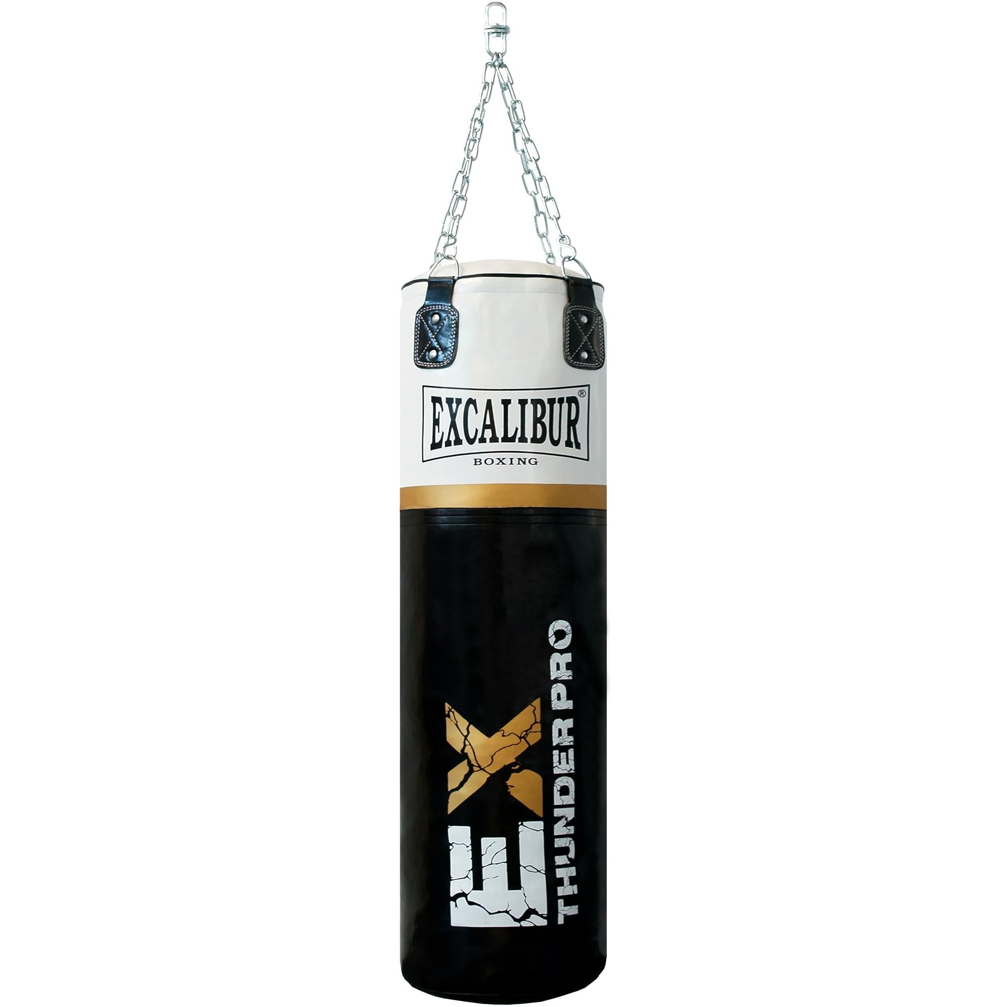 MAXXUS - Sacco da boxe Pro 120/100/80 – riempito, sospeso, catena in acciaio a quattro punti, 120 x 35 cm/100 x 30 cm/80 x 30 cm, 20 – 34 kg – Punching bag, sacco per boxe, MMA, Muay Thai, kickboxing,