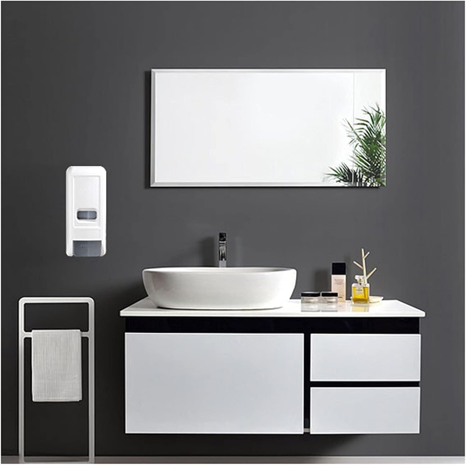 Soap Dispenser Hotel Foam Wall-Mounted Manual Soap Dispenser, Good Use Effect, Hand Sanitizer Box is Suitable for Hotels, Schools Liquid soap Dispenser