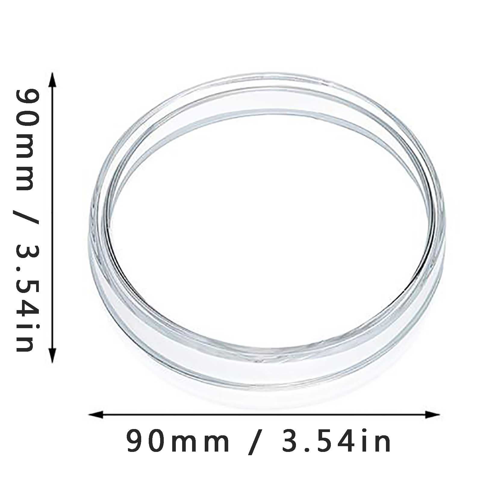 30 PCS 90 x 15 mm Vidrio estériles Platos Petri, Conjunto de Platos de Cultura de bacterias, for Laboratorio Suministros de Laboratorio científico biológico de Laboratorio