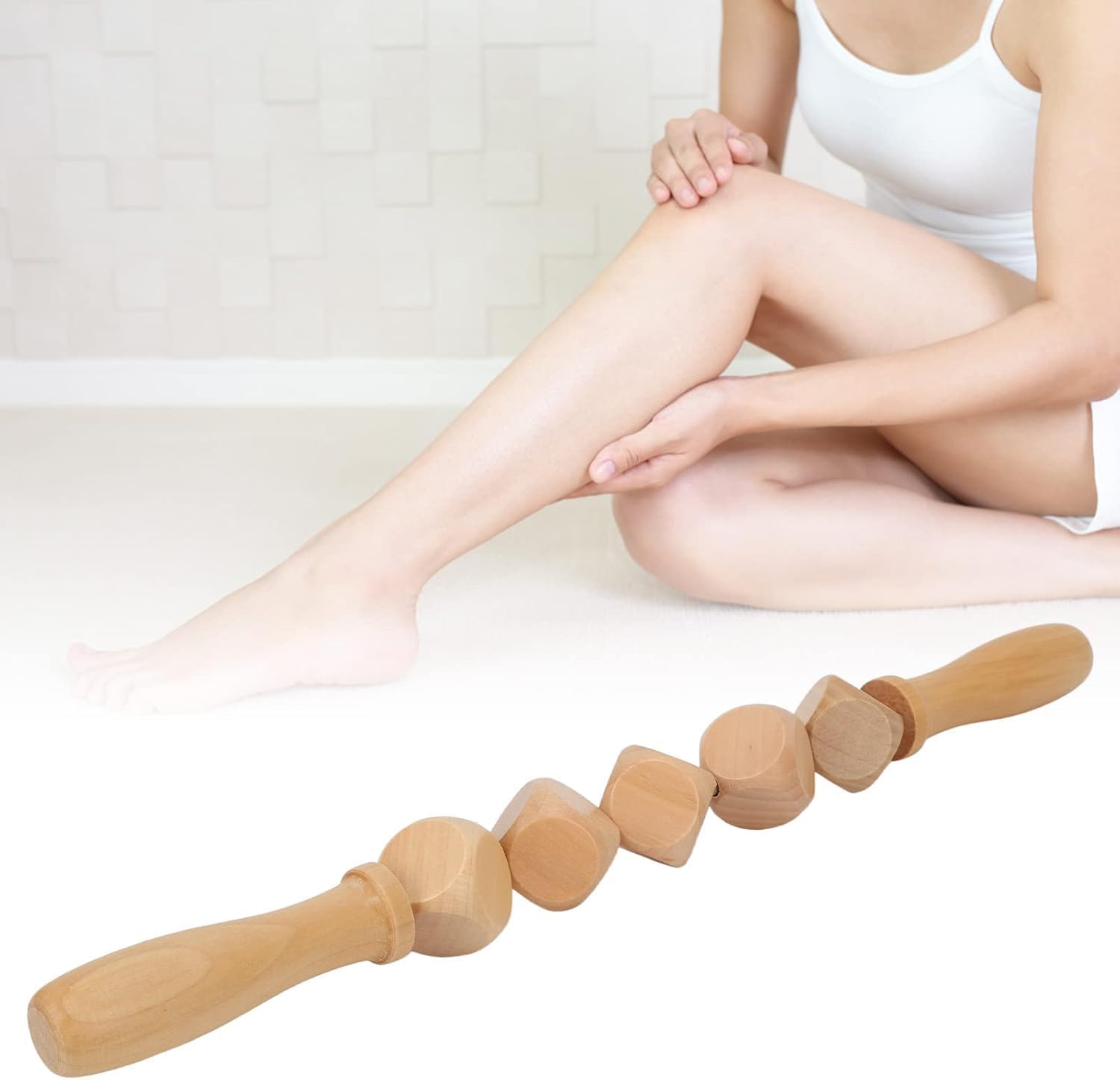YOPPLE GUA SHA 4 Ball Wood Therapy Lymphatic Drainage Massage, Cellulite Massage Tool, Wooden Massage Roller and Massage Ball, Body Sculping and Wood Rollers for Recovery of Body Sculping and Muscle YOPPLE GUA SHA 4 Ball Wood Therapy Lymphatic Drainage Massage, Cellulite Massage Tool, Wooden Massage Roller and Massage Ball, Body Sculping and Wood Rollers for Recovery of Body Sculping and Muscle