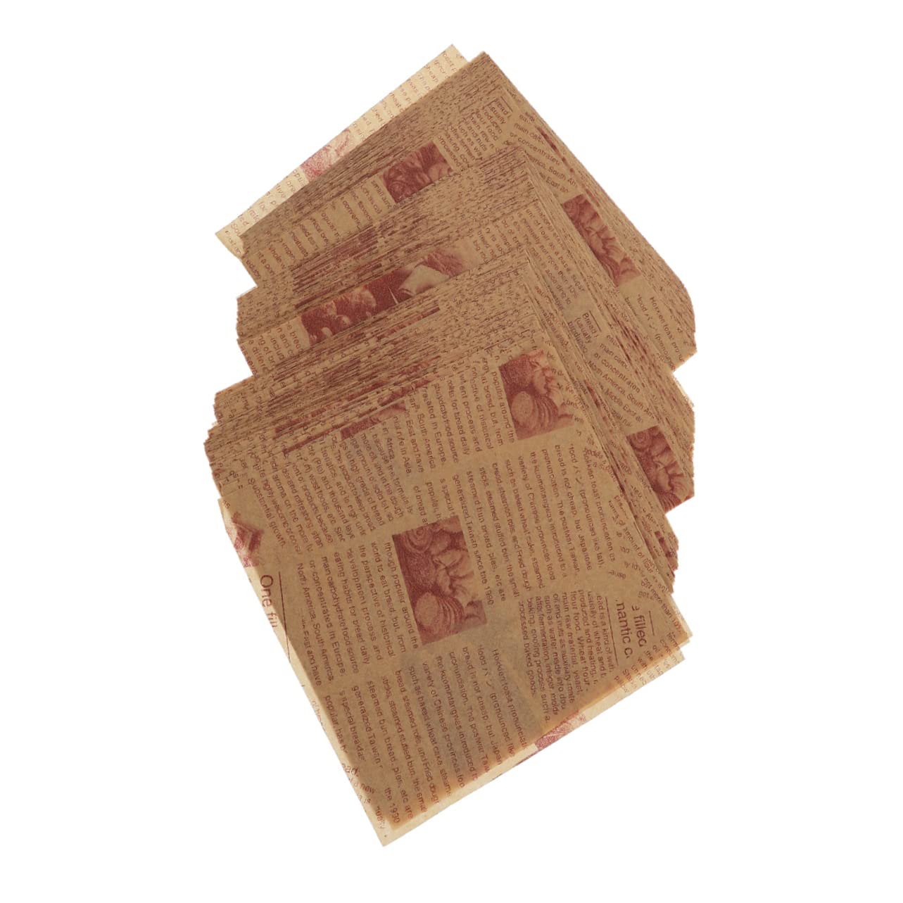 LABRIMP 200 Piezas Papel para Hornear de Antiadherentes y Resistentes al Aceite para Freidoras de Aire y Horneado de Pasteles Galletas y Pan Diseño Retro