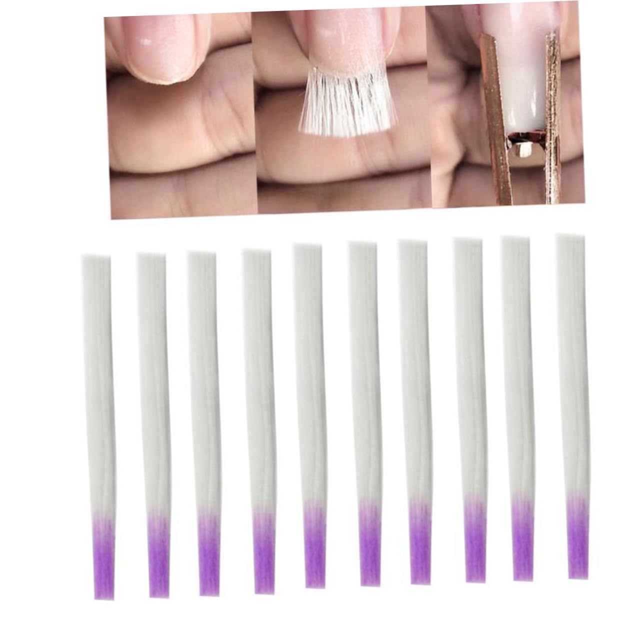 Ipetboom 300piezas Tips De Uñas Para Extensión De Gel Uv Herramientas De Manicura Para Casa y Salón Aplicación Forma