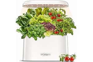 inbloom Hydroponics Growing System Kit, Indoor Garden with LED Grow Light and Germination Kit