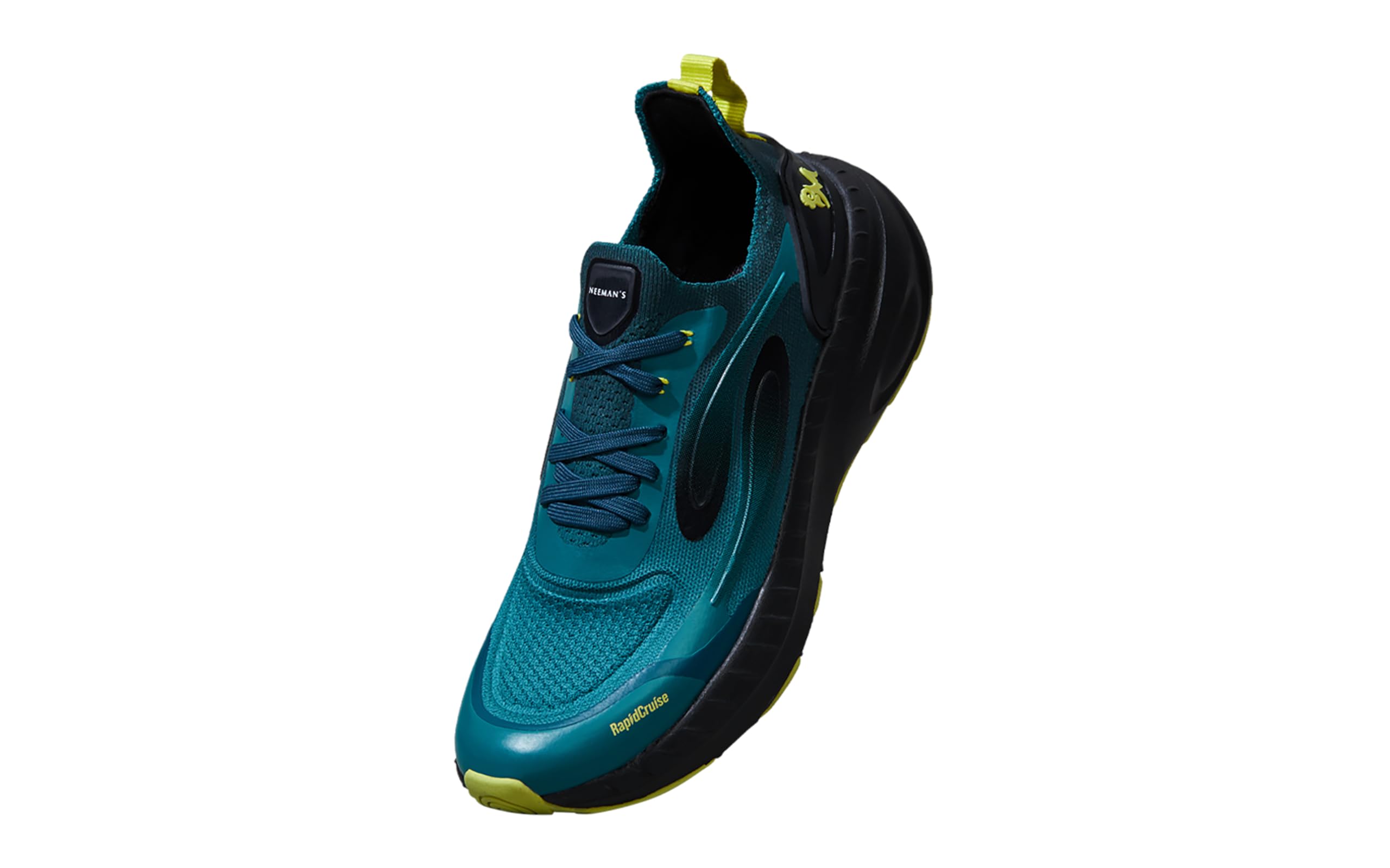 Neemans Begin Walk - Cruise Sneakers | Walking Shoes for Men | Comfortable Flexible Breathable Shoes | Teal Green/Black UK6 (B0CY5J5M48) Amazon Price History, Amazon Price Tracker