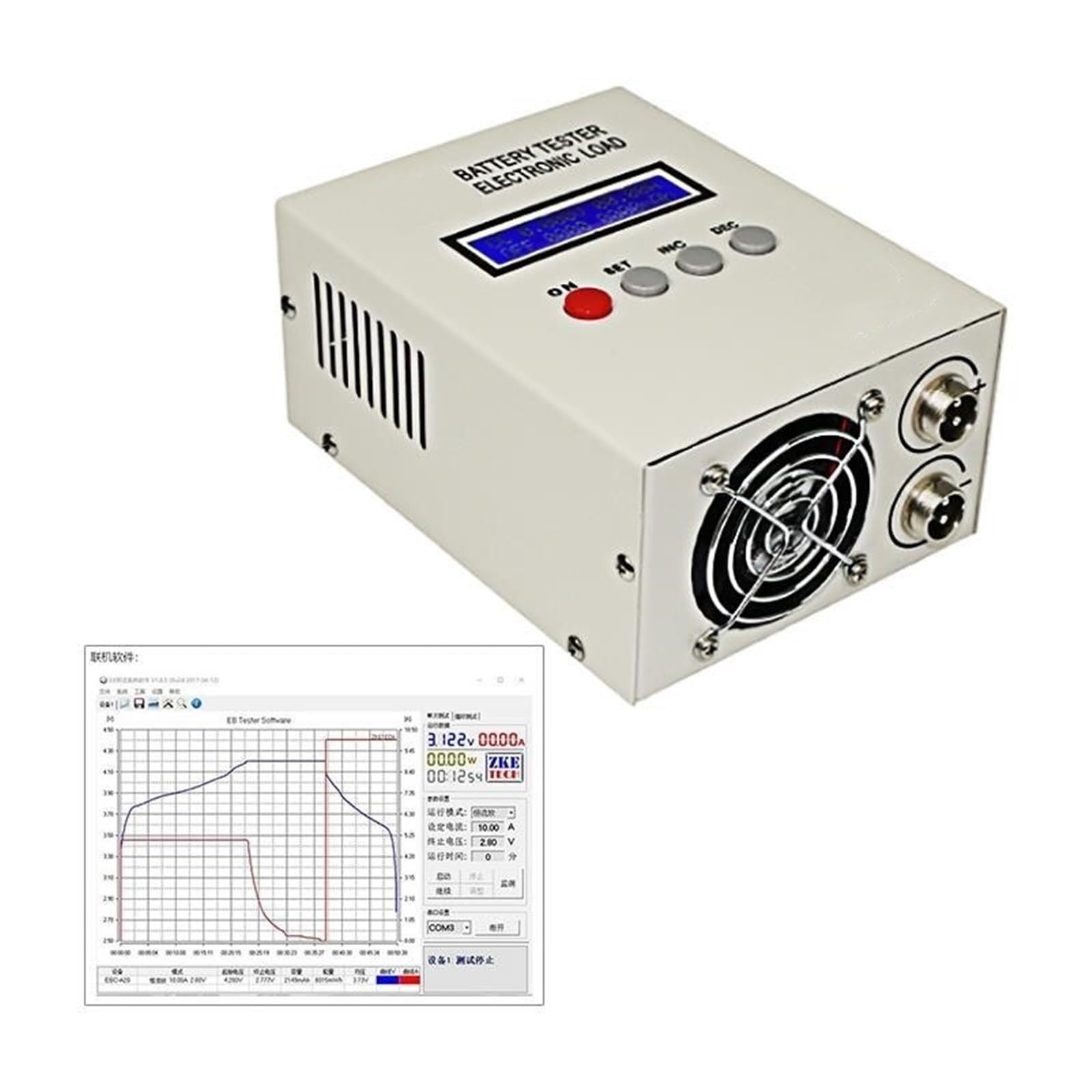Testeur de capacité de Batterie Multifonction, Charge 5 A, décharge 20 A