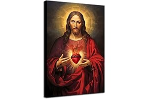 Sacred Heart of Jesus Picture Framed: A Canvas of Devotion and Divine Mercy