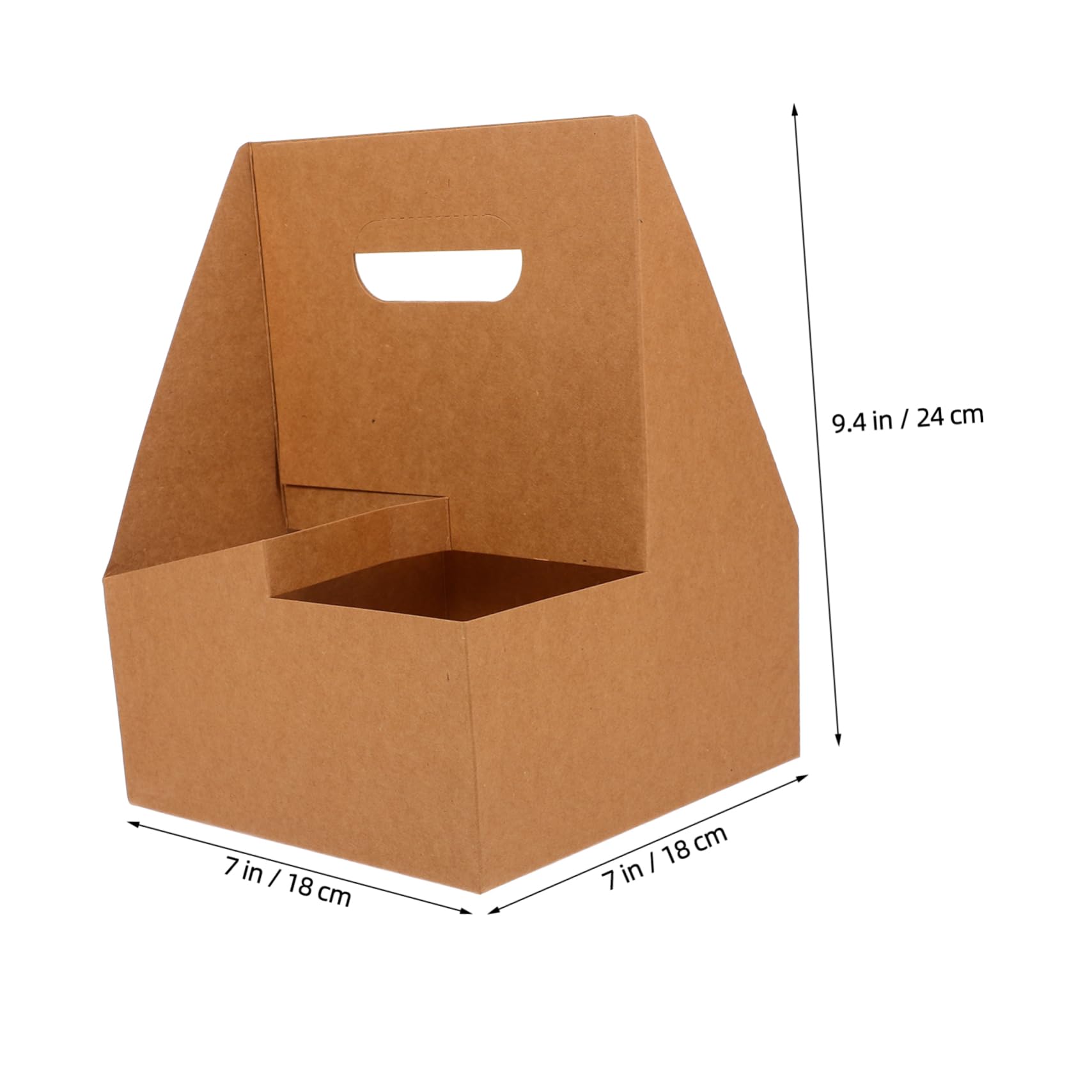 Unomor Sustainable Paper Cup Holder 10 Pack Drink Holders for Coffee Tea Flowers Takeout Easy to Carry