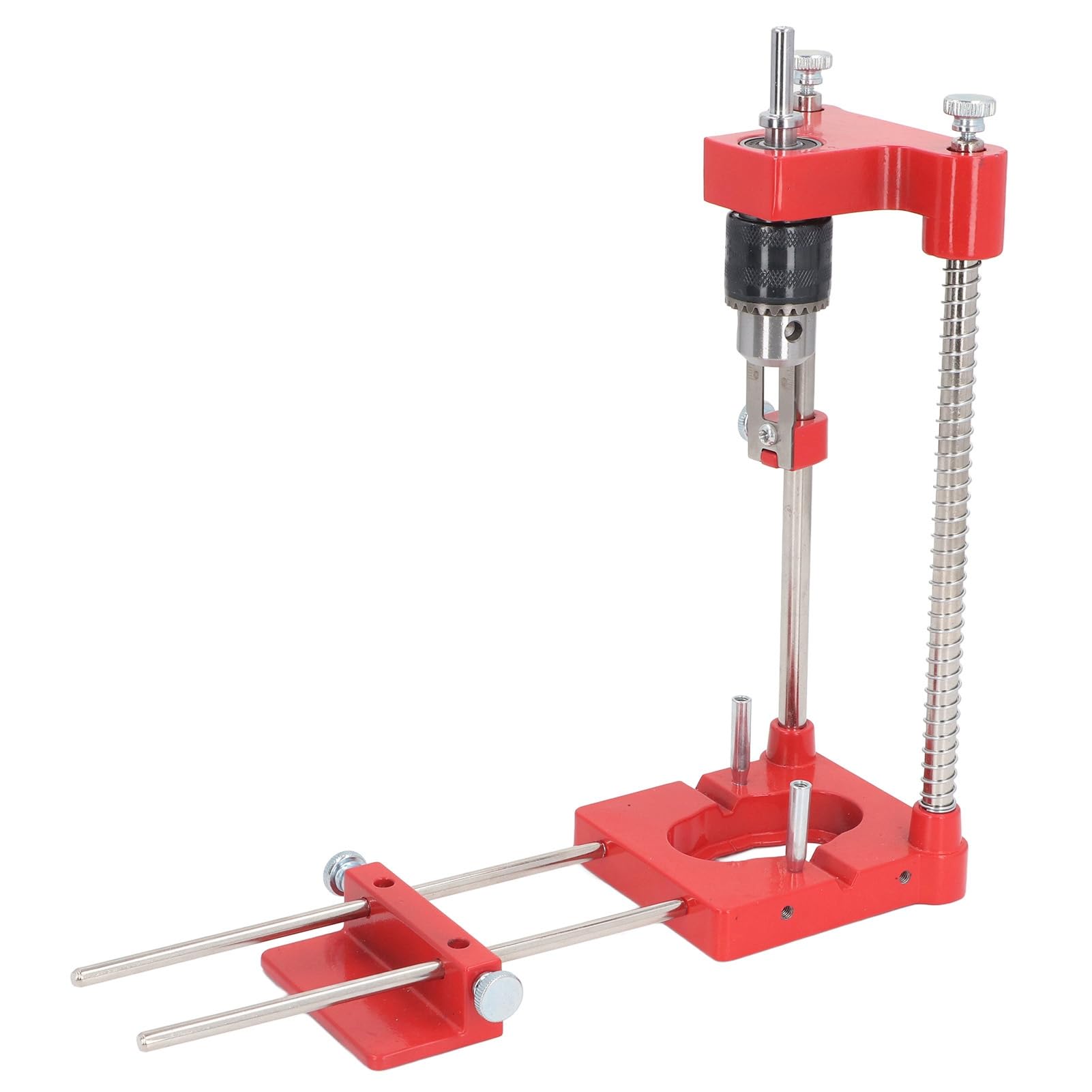 Generic Guida per Trapano Portatile Modello di Perforazione Ad Alta Precisione per la Lavorazione del Legno e L'artigianato in Lega di Alluminio Resistente