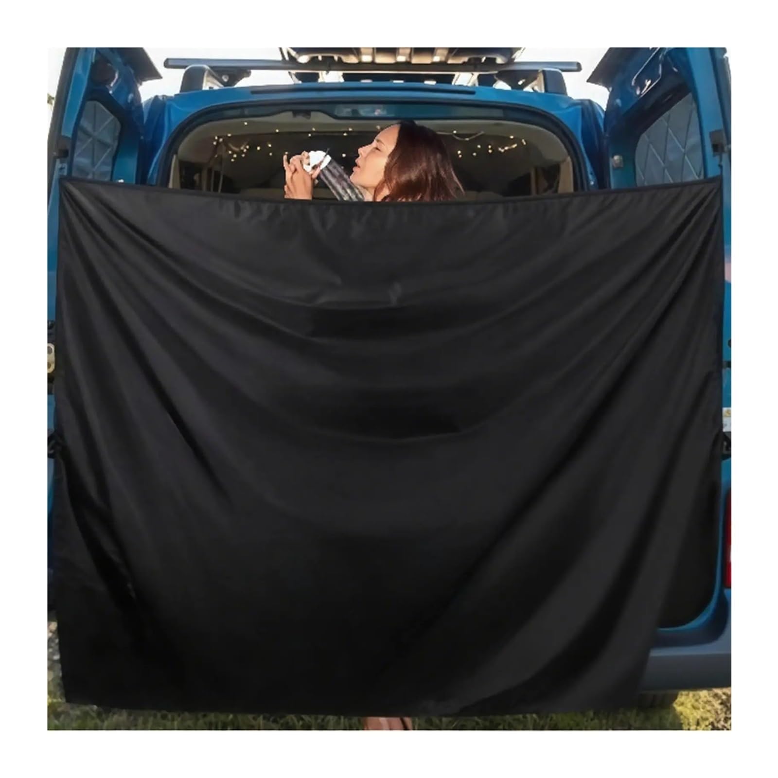 Rideau Arrière Fourgon Occultant Rideau de Douche Camping