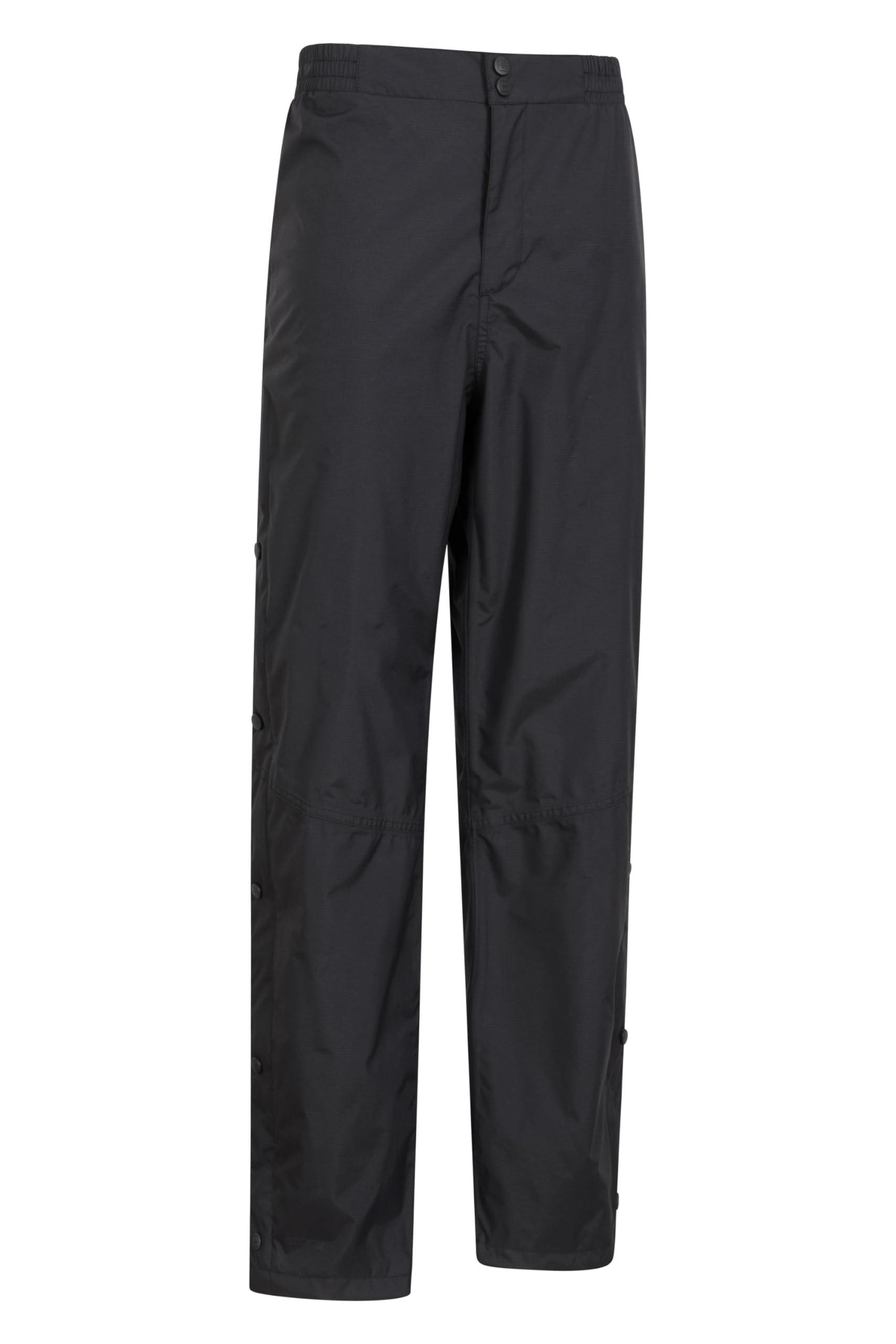 Mountain Warehouse Downpour Damen Überhosen - wasserdichte Regenbekleidung, Versiegelte Nähte Regenhose, Knöchelreißverschluss, Elastischer Bund - Frühling, Sommer