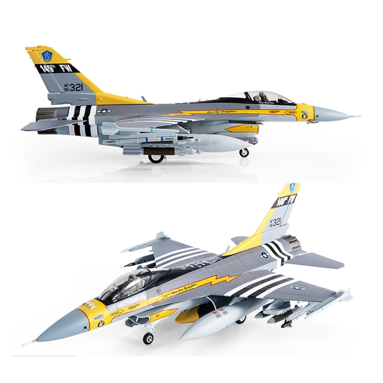 CLMJHG Vintage Classics samolot odlewany stop metalu dla F-16C F16 US Air Force Model 1/72 skala samolot samolot myśliwiec zabawkowy model do kolekcji