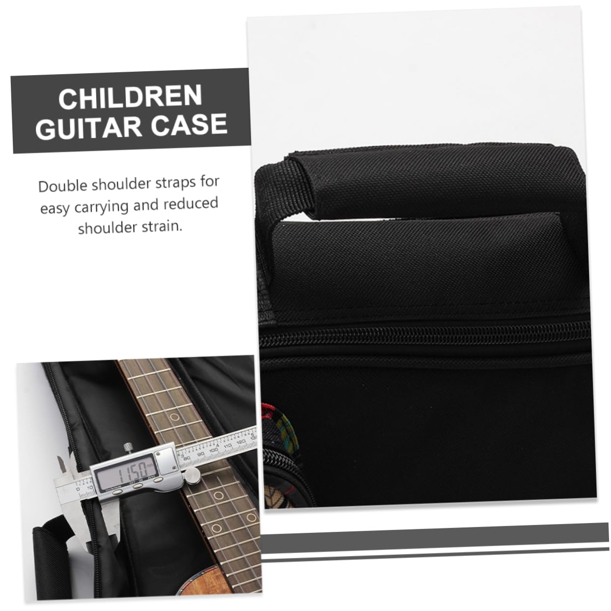 Vaguelly Bolsa de Transporte para Ukelele de Nylon Acolchado Grueso, Doble Correa de Hombro y Bolsillo Frontal Grande para Proteger y Almacenar Accesorios Varios estilos