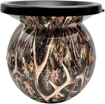 Mudjug Rack and Timber Classic Travel Spittoon - Portable Spit Jug with Deep Funnel, Spill Resistant, Weighted Bottom for Enhanced Stability, Leak-Proof Design, Easy to Carry, Perfect for Dippers