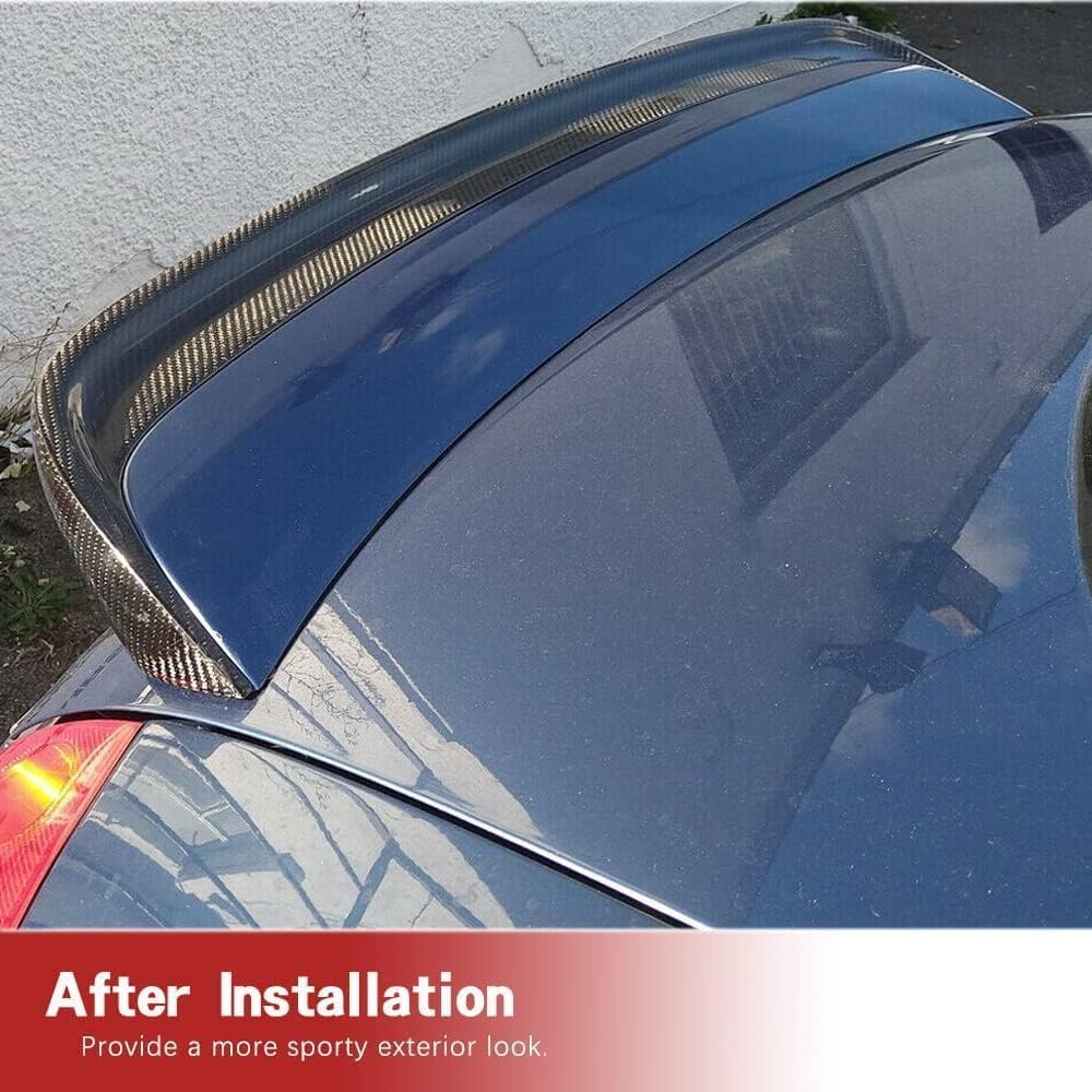 Auto Heckspoiler Spoiler für Audi TT/TT Quattro Mk1 Type 8N 1998-2006, Auto Kofferraum Heck Spoiler Heckflügel Lippe Spoiler Heckspoiler Car Tuning Accessories,1 Bright Black