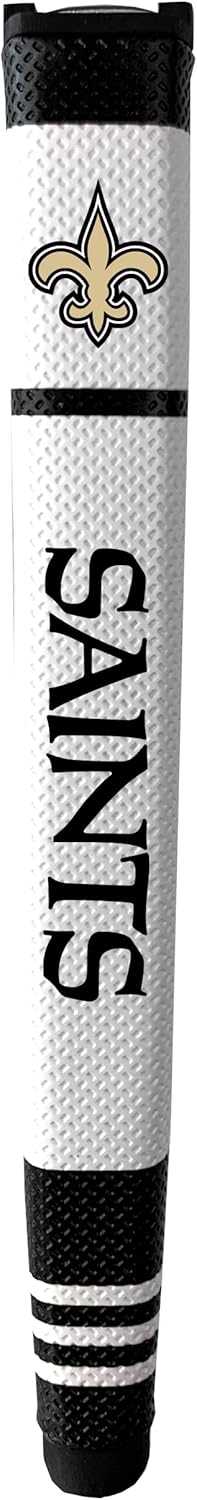 Team Golf NFL NEW ORLEANS SAINTS Golf Putter Grip Team Golf NFL Golf Putter Grip (Multi Colored) with Removable Ball Marker, Durable Wide Grip & Easy to Control