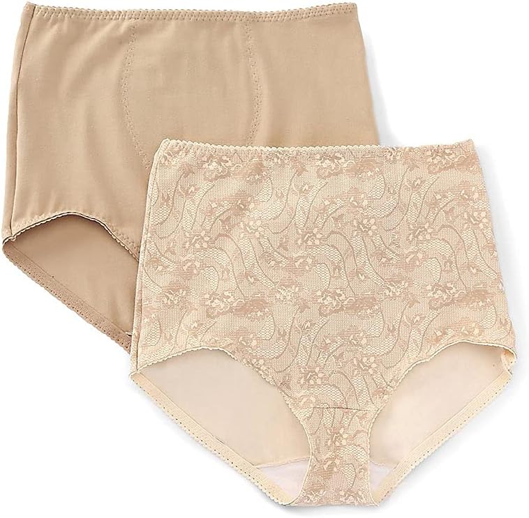 Women's Shapewear Brief, Light Control Smoothing Shapewear Underwear, Tummy Control 2-Pack (Colors May Vary)