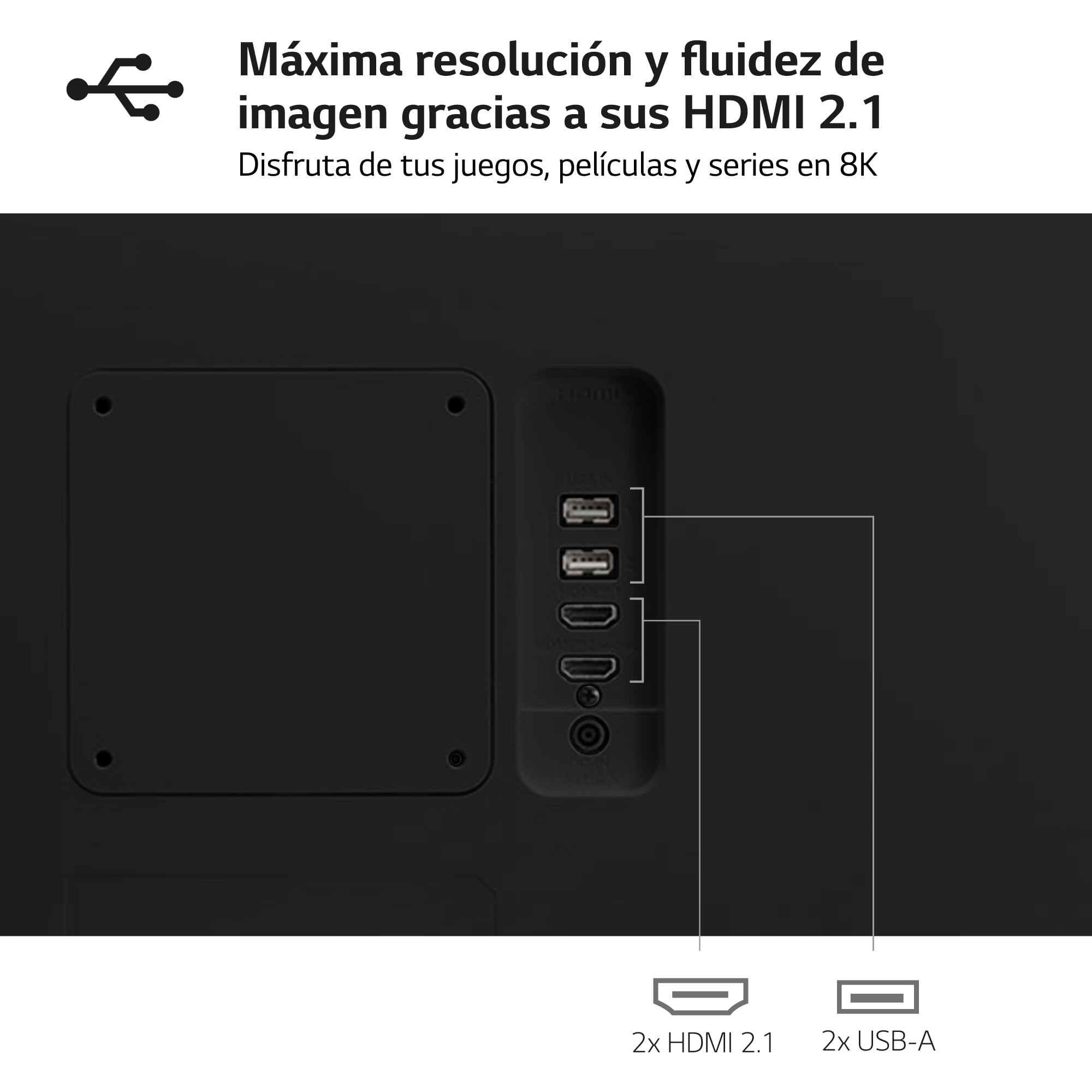 LG 32SR50F-B - Smart Monitor, 32", Pantalla IPS, 1920x1080, IPS, (16:9), webOS23, 250 nits, con Mando, Sin Cámara, Inclinación Ajustable, Negro