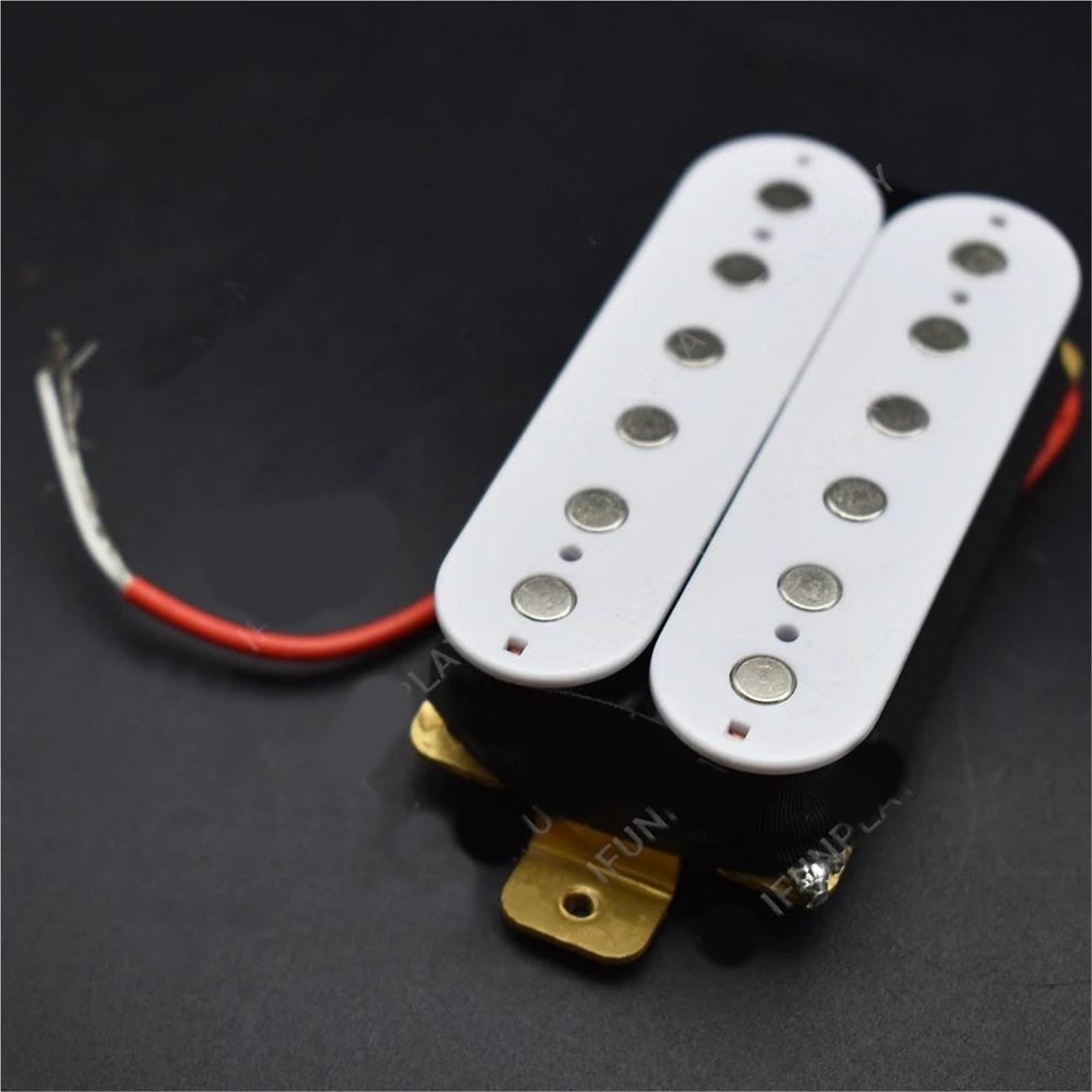 E-Gitarre Pickup Double Coil Humbucker Pickup Bridge 52MM Pickup Gitarrenteile Tonabnehmer Playing Accessories