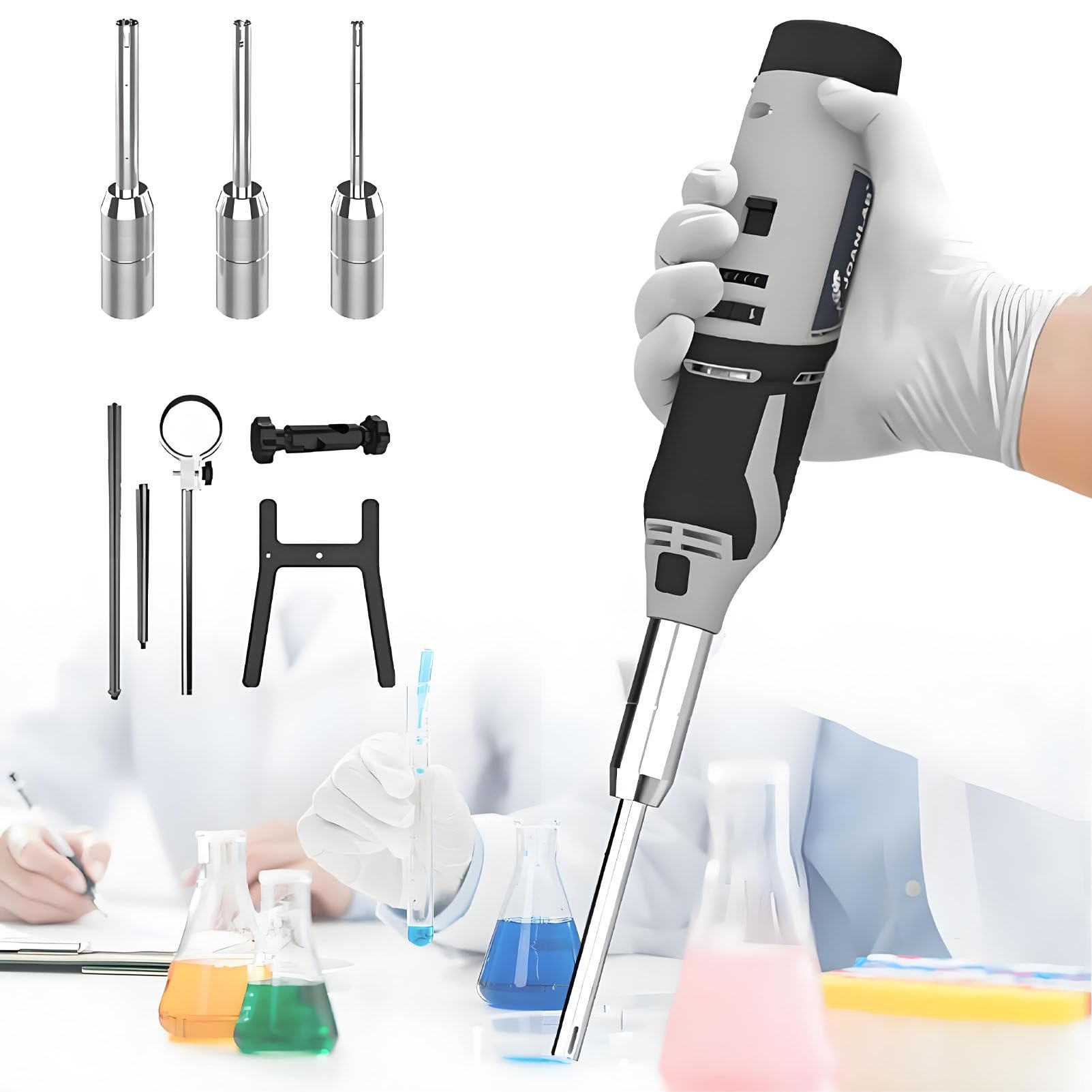 Homogeneizador de laboratorio portátil, 6 velocidades ajustables Charge-A
