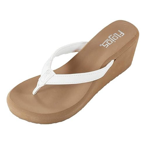 wedge flip flops amazon