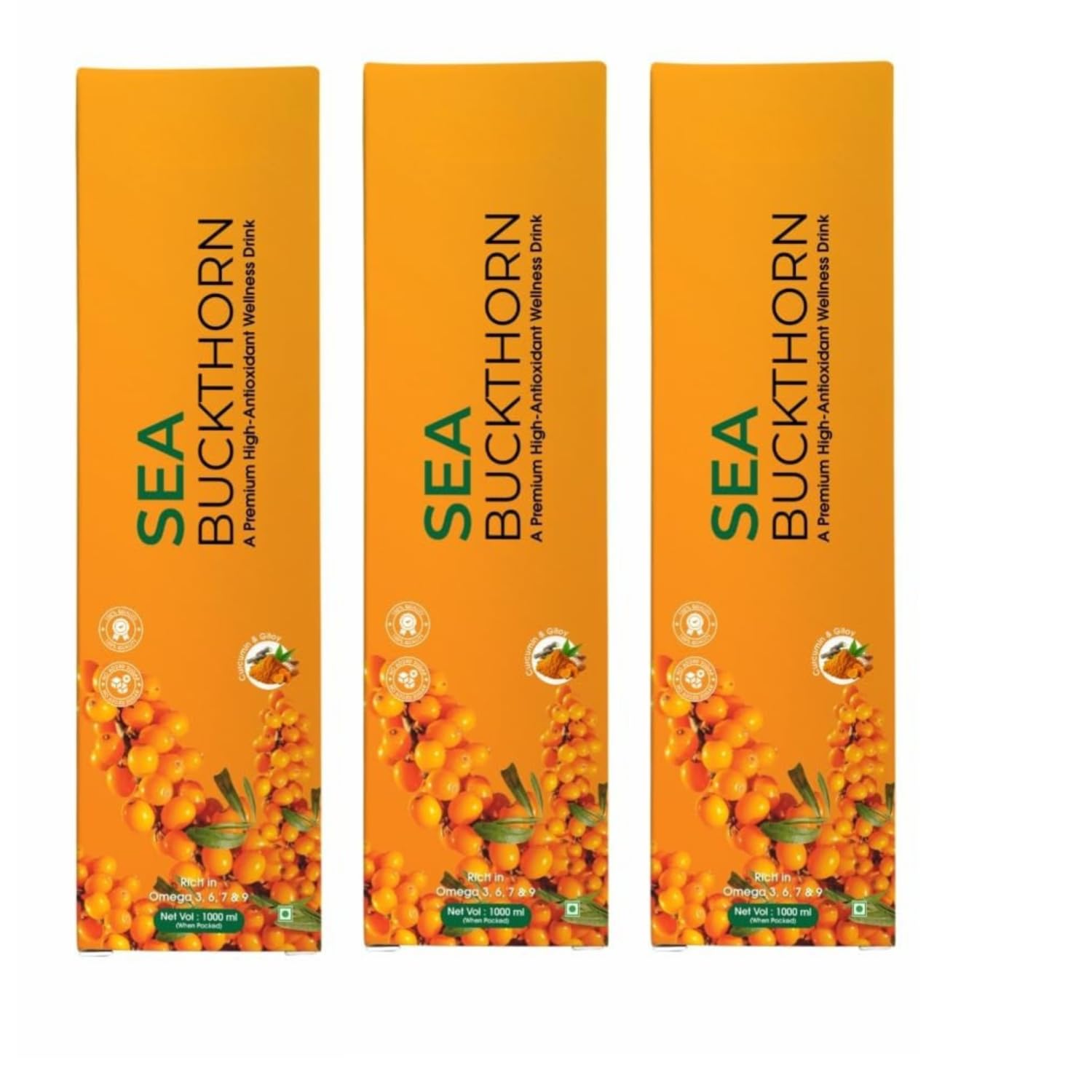 Daily Digestive Botanical Nutrition | Himalayan Sea Buckthorn Extract Supplement | Natural Gut Wellness Formula & Everyday Dietary Care | No Added Sugar | Pack of 3-image-35