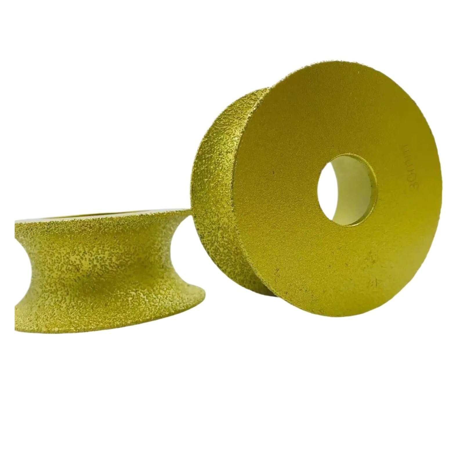 Schleifscheibe für Kantenprofile 1 Stück Bohrung 20 mm Durchmesser 75 mm trocken vakuumgelötete Diamant-Profilschleifscheibe Full Bullnose Edge Diamant-Schleifscheibe(1Pcs-35mm)