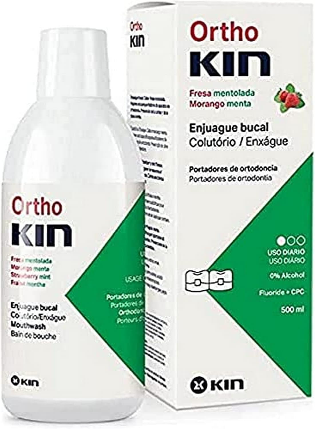 ORTHOKIN FRESA/MENTOL. ENJ. 500 ml