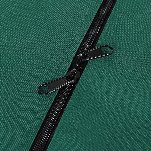 Best Choice Products 600D Polyester Rolling Duffle Storage Bag for Up To 9ft Christmas Tree w/ Wheels, Handle - Green