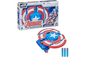 Marvel Mech Strike Captain America Shield Strikeshot Shield: Unleash Your Inner Superhero!