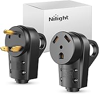 Vista 18 de Nilight Enchufe de repuesto para autocaravana de 30 amperios, macho de 125 voltios resistente con mango ETL listado NEMA TT-30P para caravana