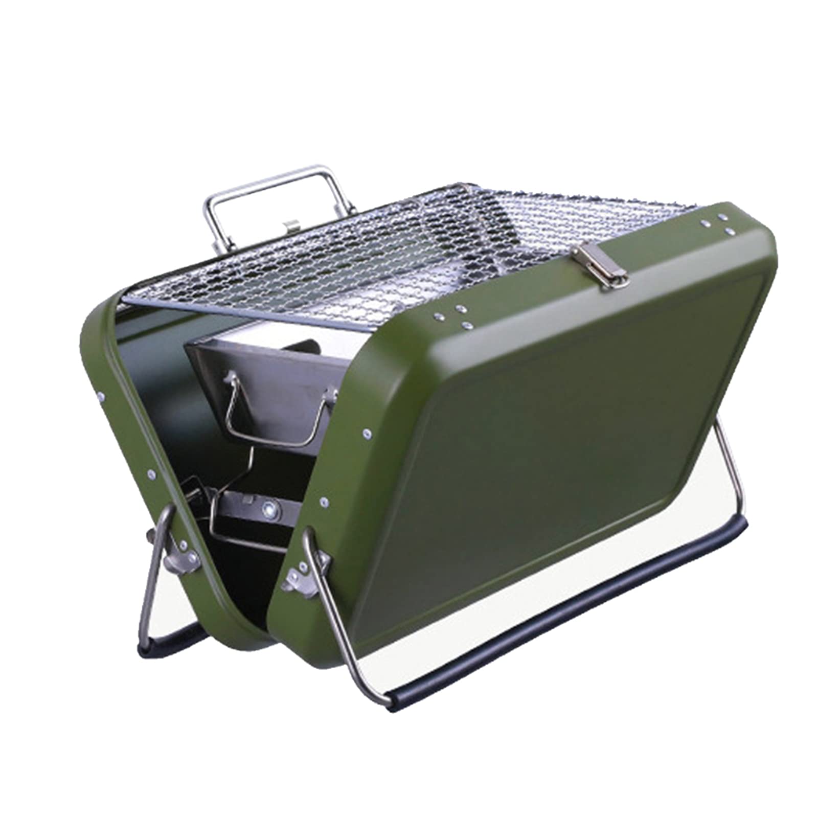Barbecue à charbon pliable TIM-LI pour camping et cuisine en plein air