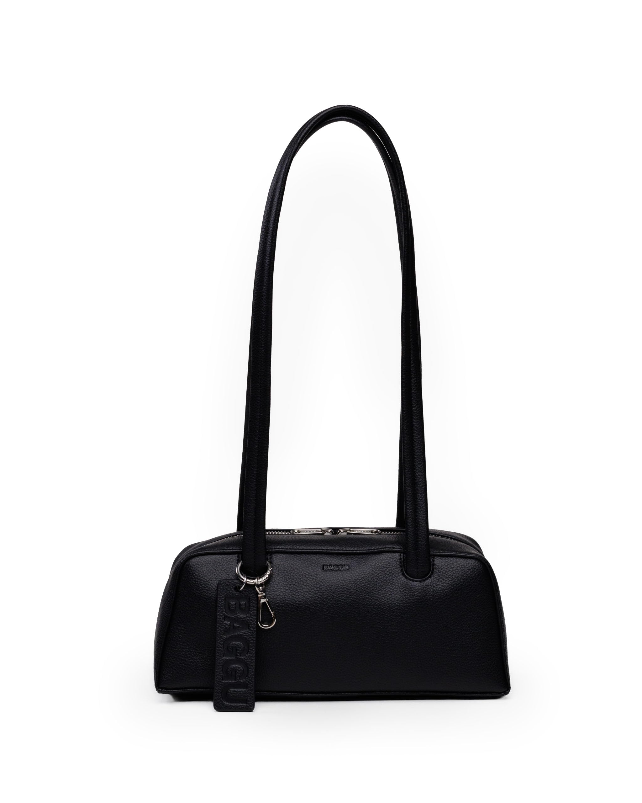 Small Recycled Leather Bowler Bag - Stone