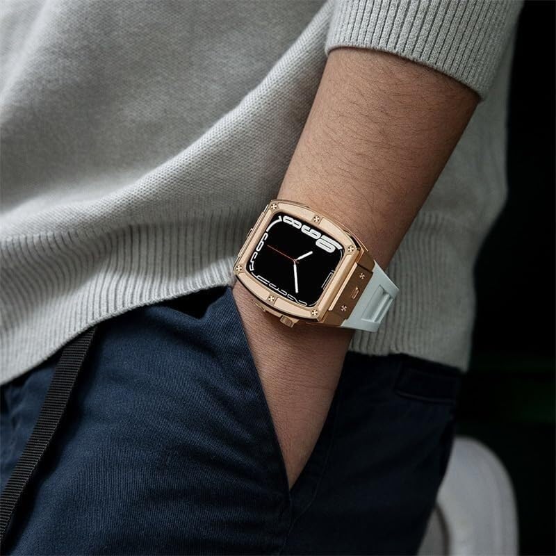 Bracelet titane Apple Watch antichoc boîtier de protection métal